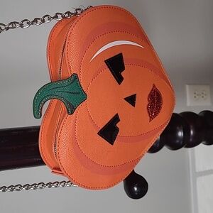 Betsey Johnson Pumpkin Crossbody